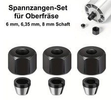 Spannzange mit Mutter für