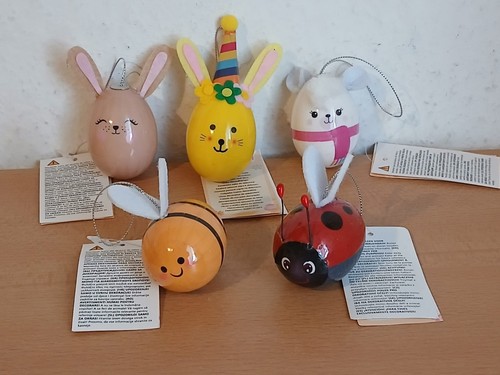 Tierfiguren ostereier neu - tierfiguren, ostereier,