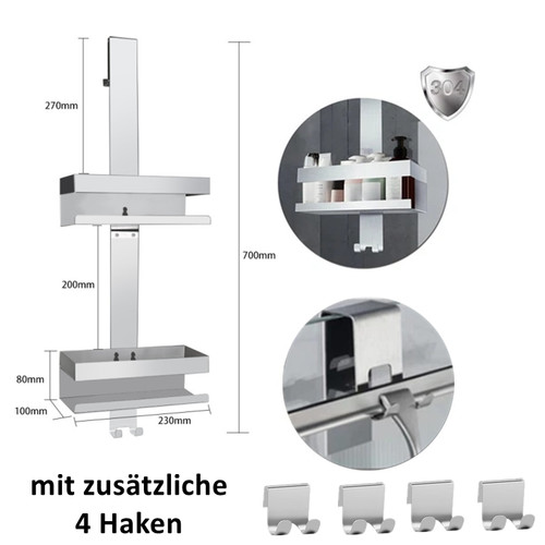 Duschablage ohne bohren - duschablage,