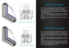 Aliplast Max Light - Maximaler Lichteinfall - Gesamt - Ansichtshöhe nur 70 mm