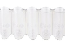 Scheibengardine bestickte