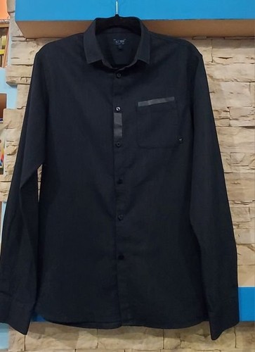 Men armani shirt - men, black