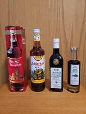 Schierker Feuerstein, Schierkuja, Betke Cherry-Brand, echter Waldviertler 4 Fl.