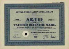 Butzke Werke 1950 Berlin Bonn