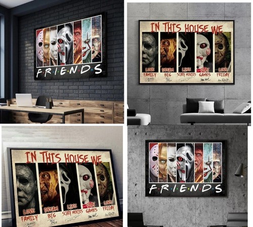 Film horror wandbild leinwand - film,