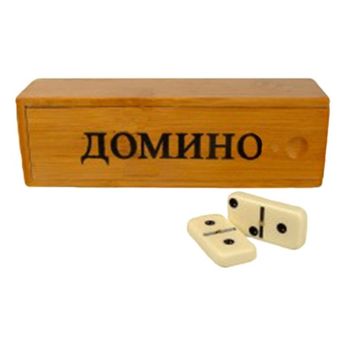 Dominosteine holzbox - dominosteine, in