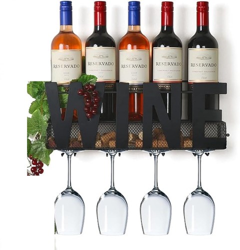 Weinregal vintage metall - weinregal,
