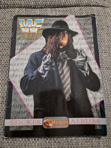 Merlin wwf wrestling - wwf, *sticker