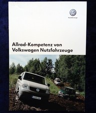 VW Bus T5 Allrad Nutzfahrzeuge Prospekt 5.2006  4-Motion