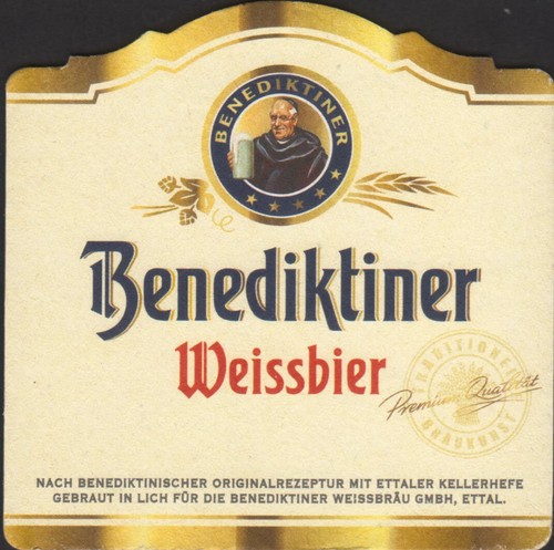 Bierdeckel benediktiner - bierdeckel, –