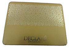 LEER Alte 2-teilg DECLARÈ Kosmetik Switzerland Schweiz Metalldose Blechdose DOSE