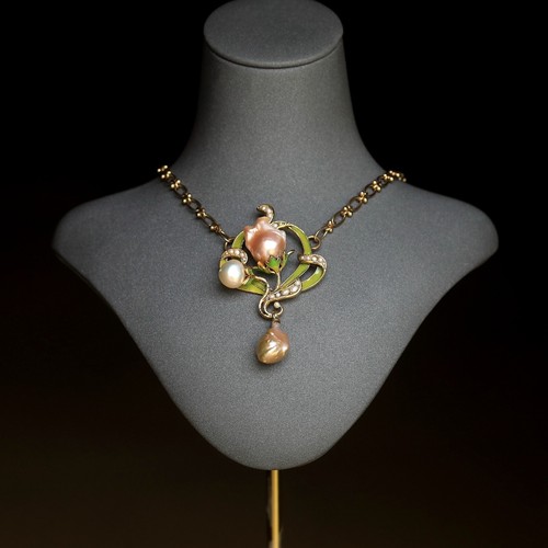 Jugendstil halskette - jugendstil,