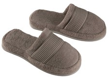 EGERIA Unisex Frottee Pantoffeln Puschen 930001 taupe