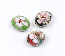 2 Cloisonne Perle Spacer