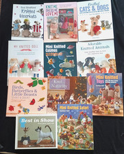 VARIOUS ANIMAL DOLL TOY KNITTING PATTERN BOOKS TO PICK & MIX - SHOP CLEARANCE