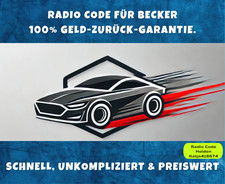 Becker Radio Code / Pin Code Harman Mercedes Benz Porsche Ferrari Alpine