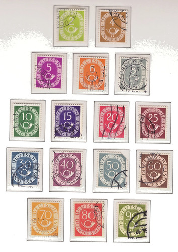 Briefmarken deutschland 1951 - briefmarken,