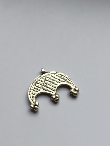 999 feinsilber lunula - feinsilber,