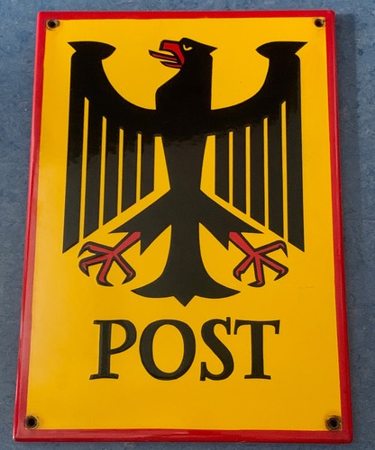Emaille schild post - schild,