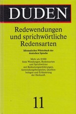 Duden, Band 11: Redewendungen