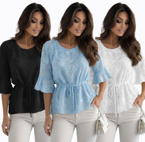 Damen bluse oberteil - oberteil, mit