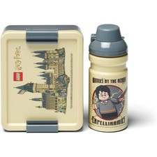 LEGO Lunch-Set Harry Potter HOGWARTS -Trinkflasche + Brotdose Brotbox Pausenset