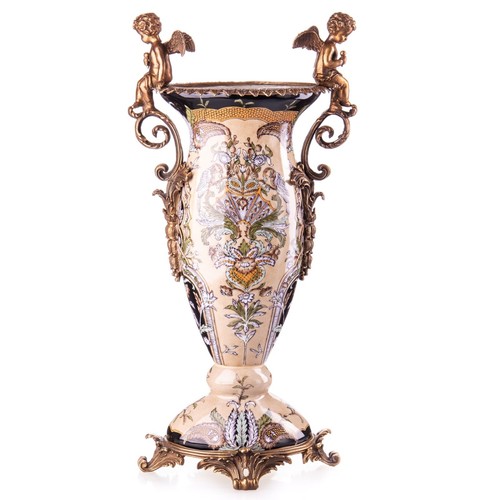 Prunkvase porzellan bronze - porzellan,
