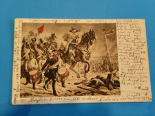 Postkarte bild mit gefecht - postkarte,