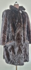 Dark Mink Nerz Jacke Echt Pelz