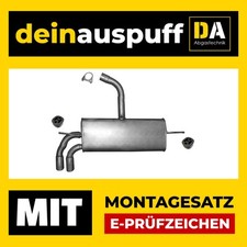 Endschalldämpfer für Vw Golf VII 1.4 TSI / Sportsvan Auspuff K352