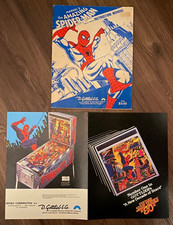 Gottlieb Spiderman Manual + Flyer / Flipper Pinball