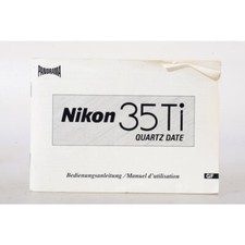 Nikon 35 TI Gebrauchsanweisung / Anleitung / DEUTSCH / Bedienungsanleitung 