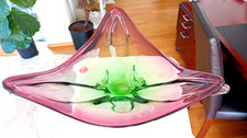 XXL Große schwere Glas Schale