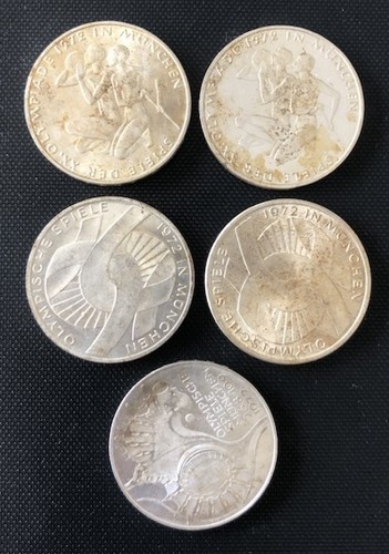 Silber münzen brd - brd, dm