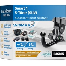ANHÄNGERKUPPLUNG für Smart 1