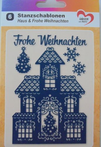 Stanzschablonen haus - stanzschablonen, "haus