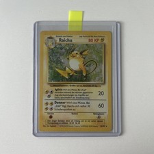 Raichu 14/102 Pokemon Karte - Base Basis Set - Holo - Deutsch