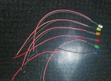 5mm LED Diode Beleuchtung verdrahtet 6-12V RC-Car Flugzeug Boot Heli Eisenbahn 