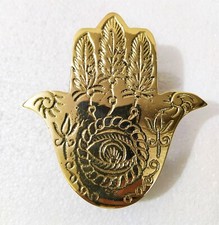 Messing Hamsa Hand Türklopfer