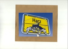 AK POSTKARTE HARZ HEXE SCHÖNE GRÜßE AUS DEM HARZ NIEDERSACHSEN STRAßENSCHILD