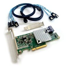 Inspur LSI 9300-8i SATA / SAS HBA Controller IT-Mode 12Gb PCIe x8 + 2 Kabel