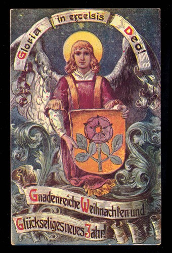 Weihnachten gloria in - ak,