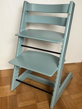 Stokke Tripp Trapp Hochstuhl Blau Aqua Kinderstuhl Newborn Set geeignet (2019)