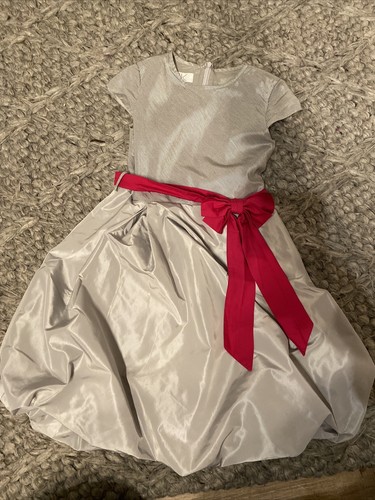 Kleid 134 grau - gr, fest