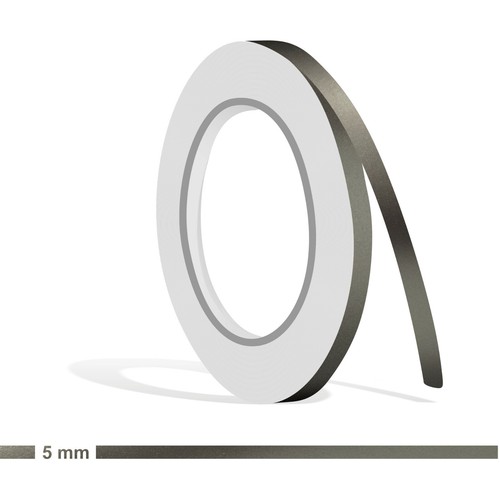 Zierstreifen 5mm graphit grau - zierstreifen,