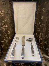 Antikes 3er Vorlegebesteck Im