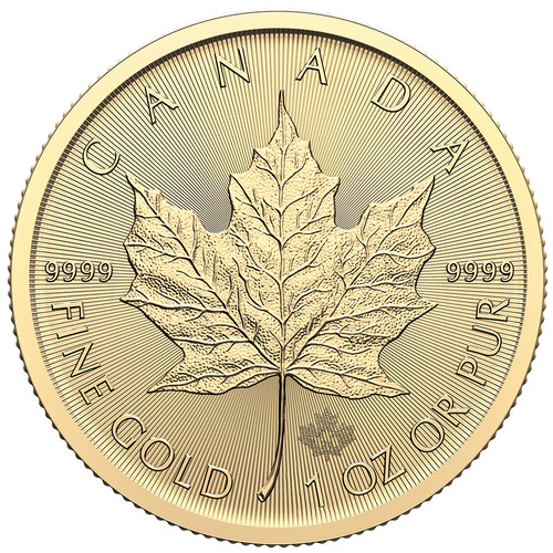 Goldmünze maple leaf - maple,