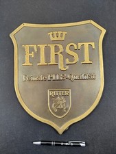 Dortmunder Ritter Brauerei First - sehr altes  Werbeschild - Sammlungsauflösung