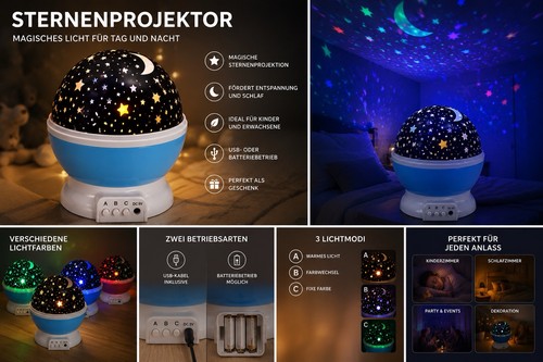 Led sternenhimmel projektor - sternenhimmel,