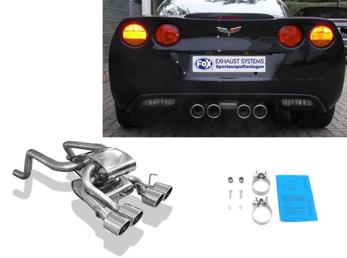 Sportauspuff mittig corvette - ,
